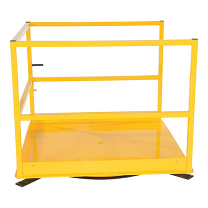 Rotating Mezzanine Safety Gate System