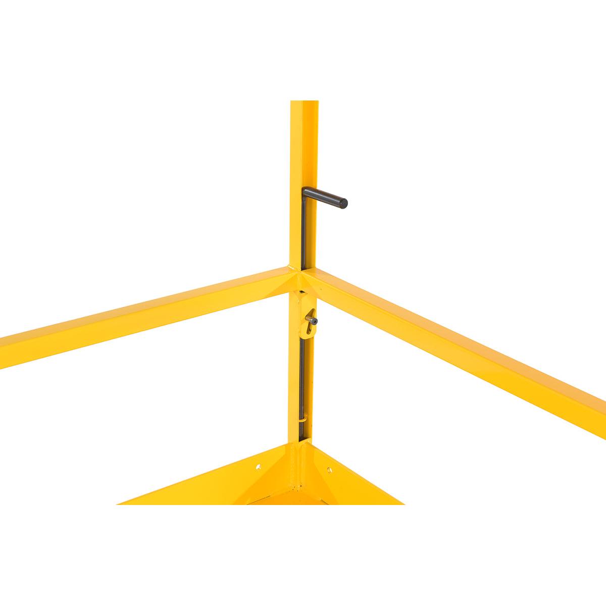 Rotating Mezzanine Safety Gate System