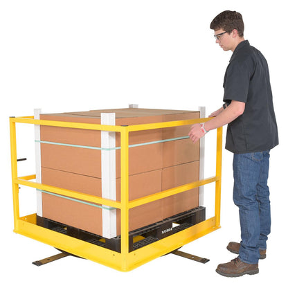 Rotating Mezzanine Safety Gate System