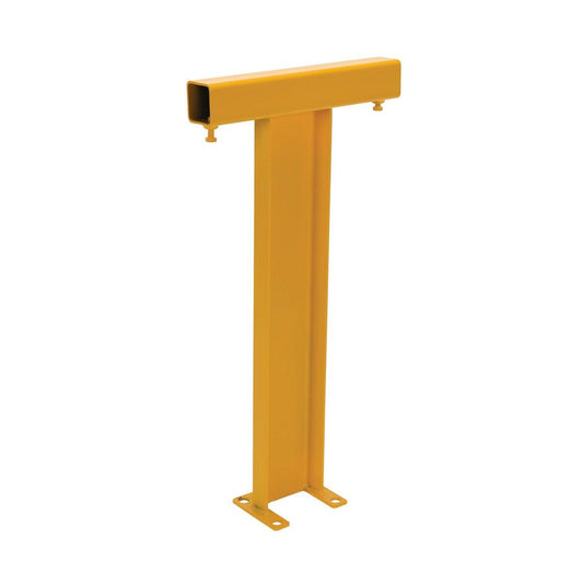 Steel Modular Guard System Straight Post - 1 Rail 7-5/8 In. x 18 In. x 36 In.