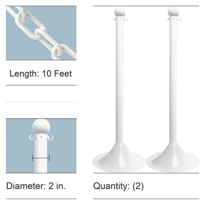Stanchion Kits with Plastic Chain