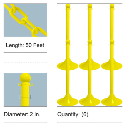 Stanchion Kits with Plastic Chain