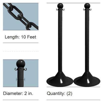 Stanchion Kits with Plastic Chain