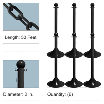 Stanchion Kits with Plastic Chain