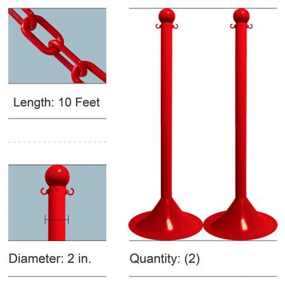 Stanchion Kits with Plastic Chain