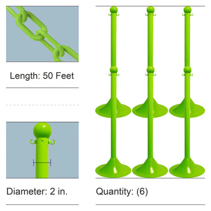 Stanchion Kits with Plastic Chain