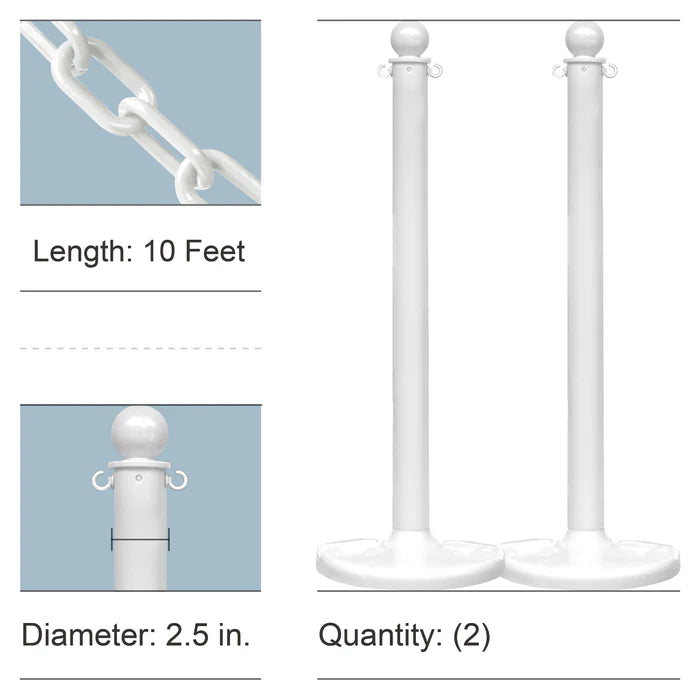 Stanchion Kits with Plastic Chain