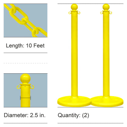 Stanchion Kits with Plastic Chain