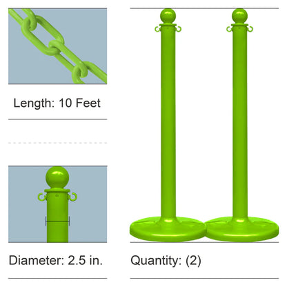 Stanchion Kits with Plastic Chain