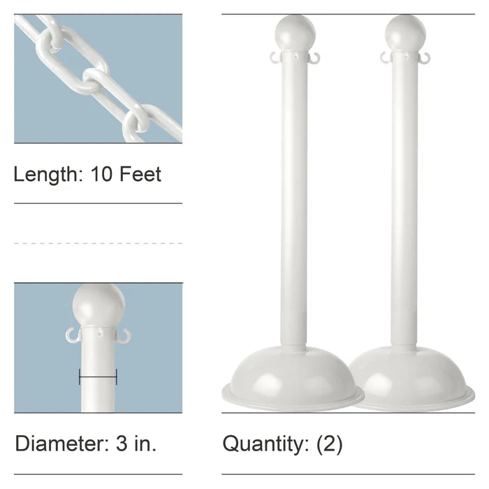 Stanchion Kits with Plastic Chain