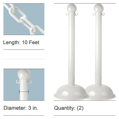 Stanchion Kits with Plastic Chain