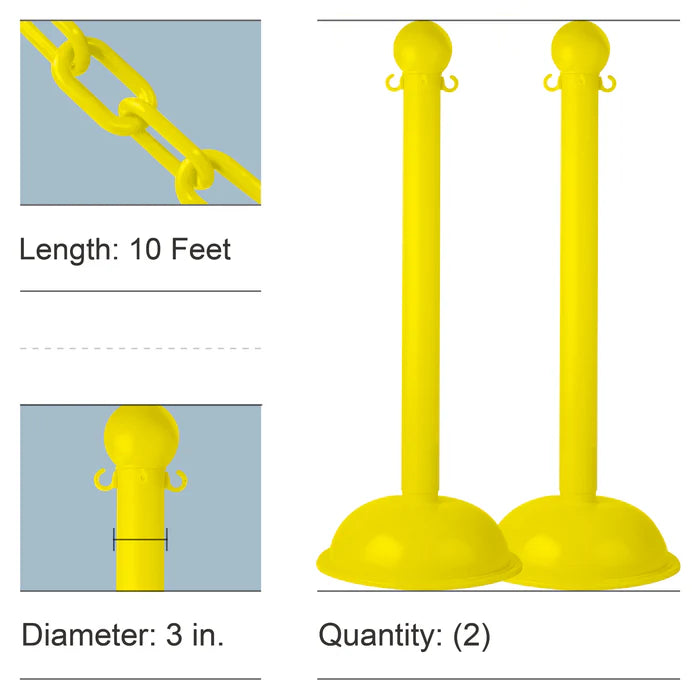 Stanchion Kits with Plastic Chain
