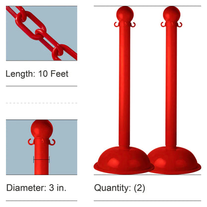 Stanchion Kits with Plastic Chain