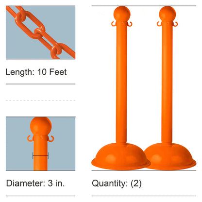 Stanchion Kits with Plastic Chain