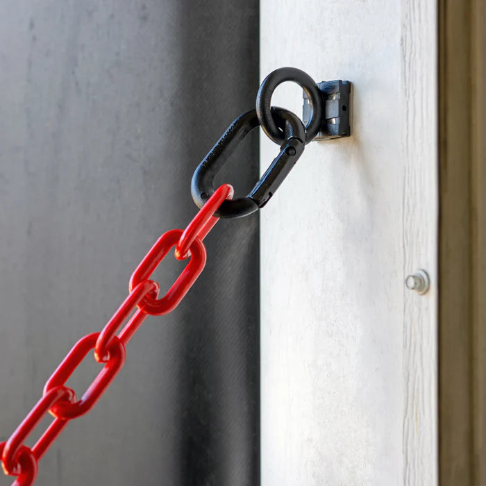 Danger Sign Loading Dock Kit -  Red & White Plastic Safety Chain