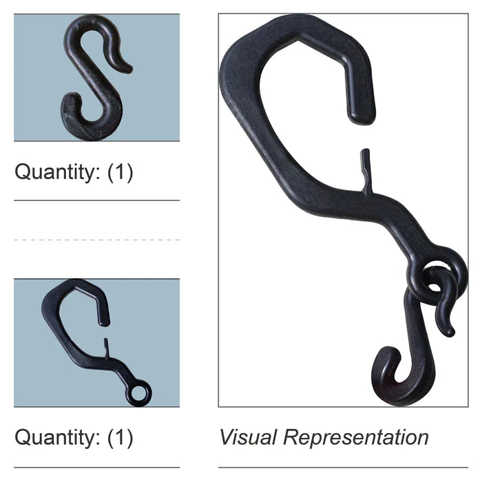 Delineator Hook with Snap Hook
