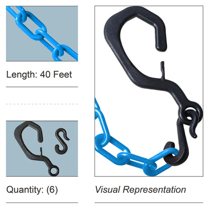 Delineator Hook Kit with Plastic Chain