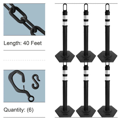 Looper Delineator Posts Kits with Plastic Chain