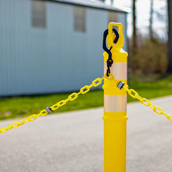 Traffic Delineator Posts Kits with Plastic Chain