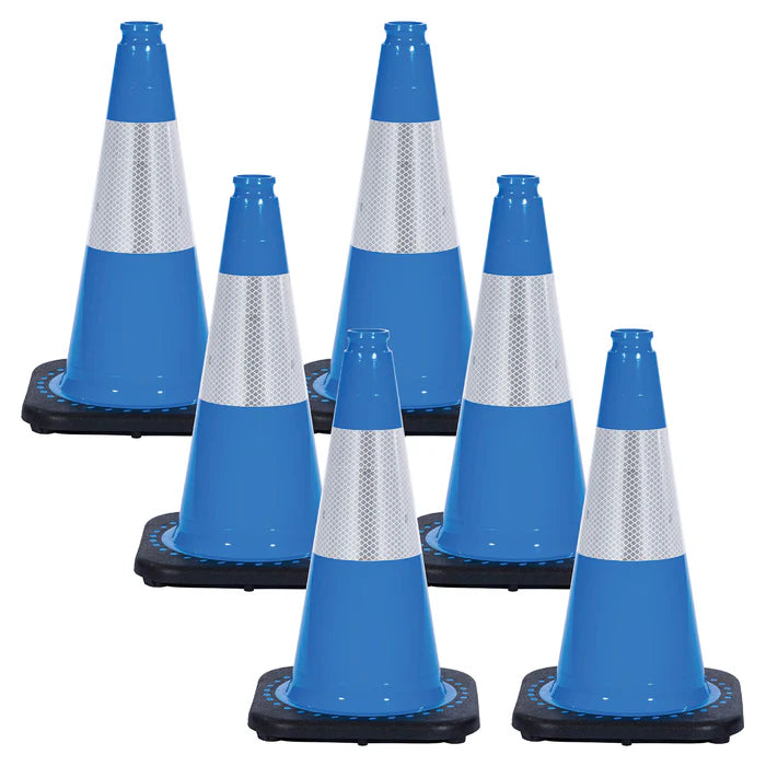 Reflective Traffic Cones 6 Pack
