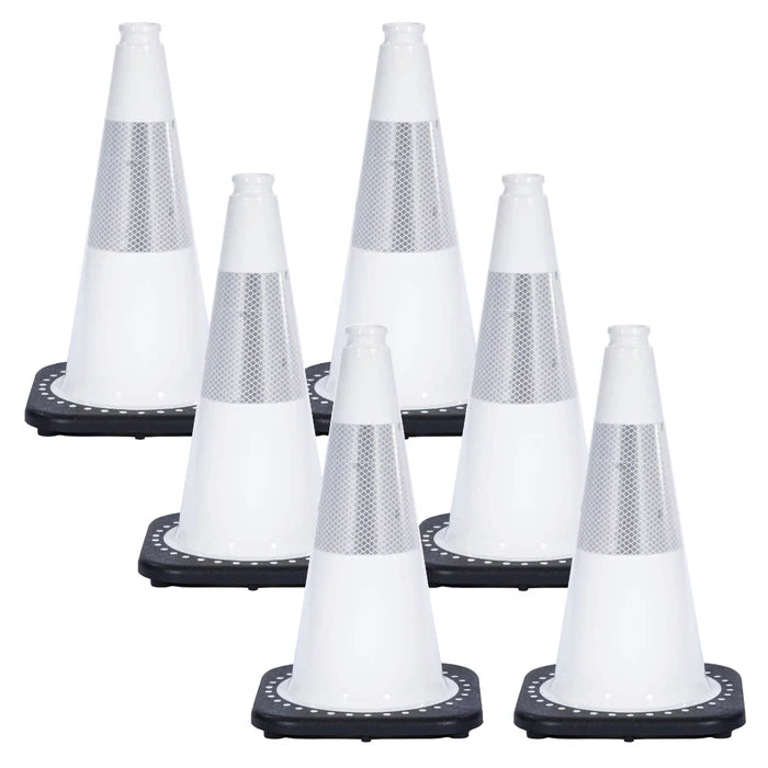 Reflective Traffic Cones 6 Pack