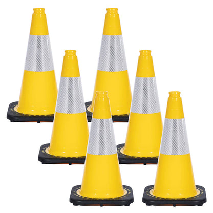 Reflective Traffic Cones 6 Pack
