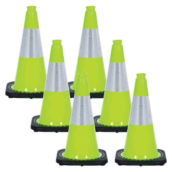 Reflective Traffic Cones 6 Pack
