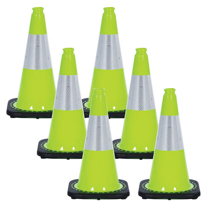 Reflective Traffic Cones 6 Pack