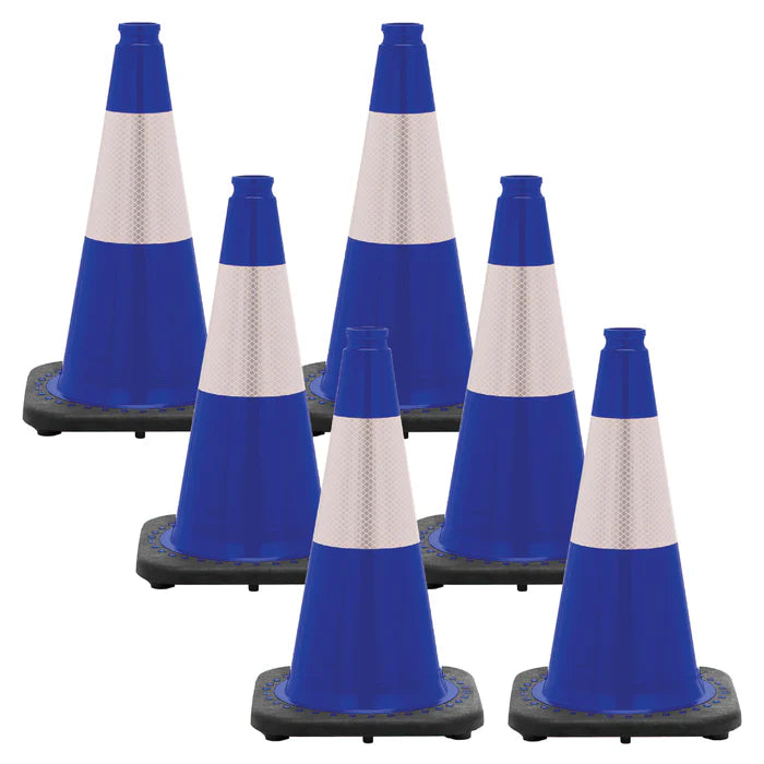 Reflective Traffic Cones 6 Pack