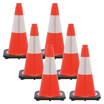 Reflective Traffic Cones 6 Pack