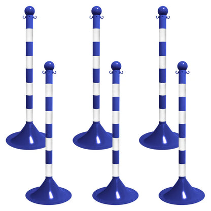 Striped Plastic Stanchions