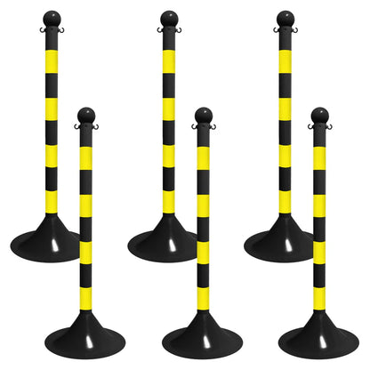 Striped Plastic Stanchions