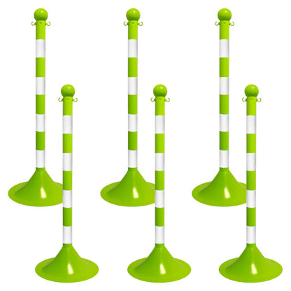 Striped Plastic Stanchions