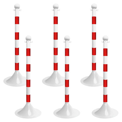 Striped Plastic Stanchions