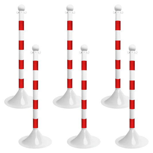 Striped Plastic Stanchions