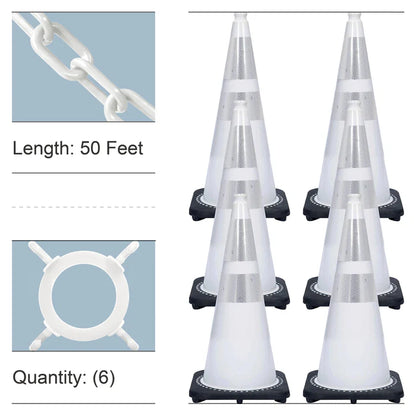 Reflective Traffic Cones & Chain Kit