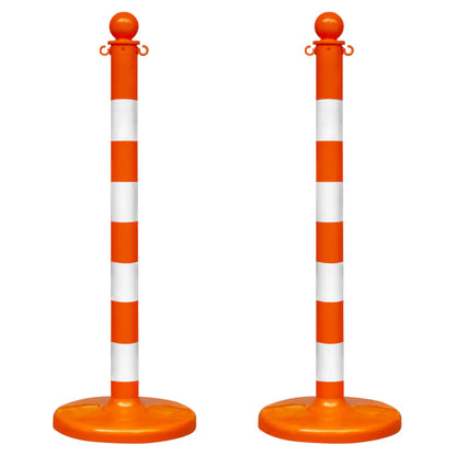 Striped Plastic Stanchions