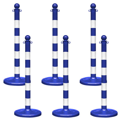 Striped Plastic Stanchions