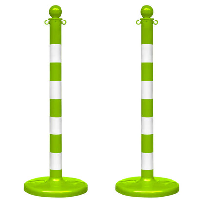Striped Plastic Stanchions