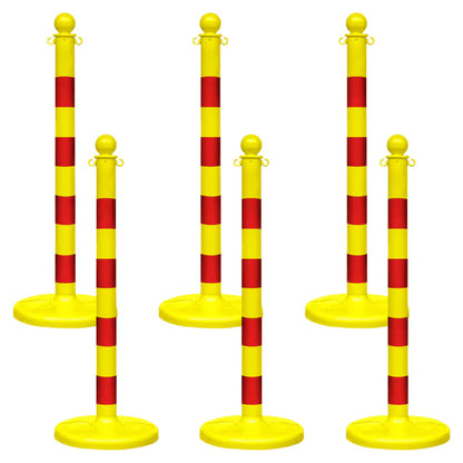 Striped Plastic Stanchions
