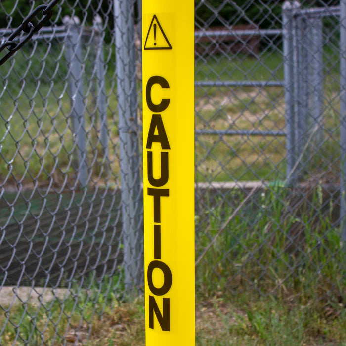 Caution Label Stanchion and Chain Kit