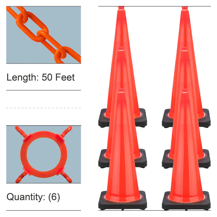 Traffic Cones & Chain Kit