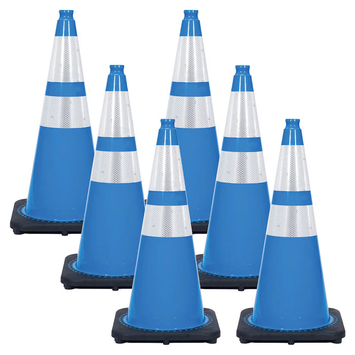 Reflective Traffic Cones 6 Pack