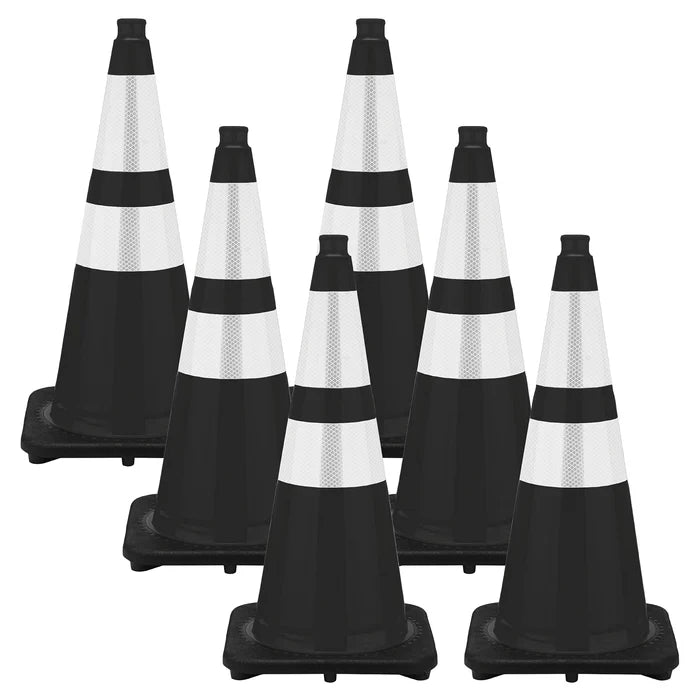 Reflective Traffic Cones 6 Pack