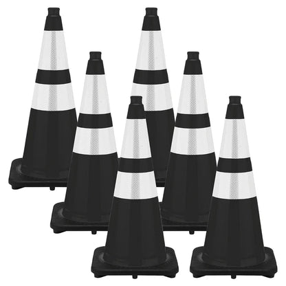 Reflective Traffic Cones 6 Pack