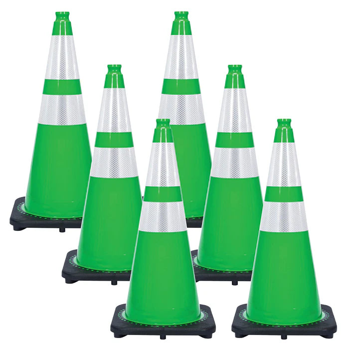 Reflective Traffic Cones 6 Pack