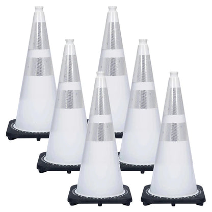 Reflective Traffic Cones 6 Pack