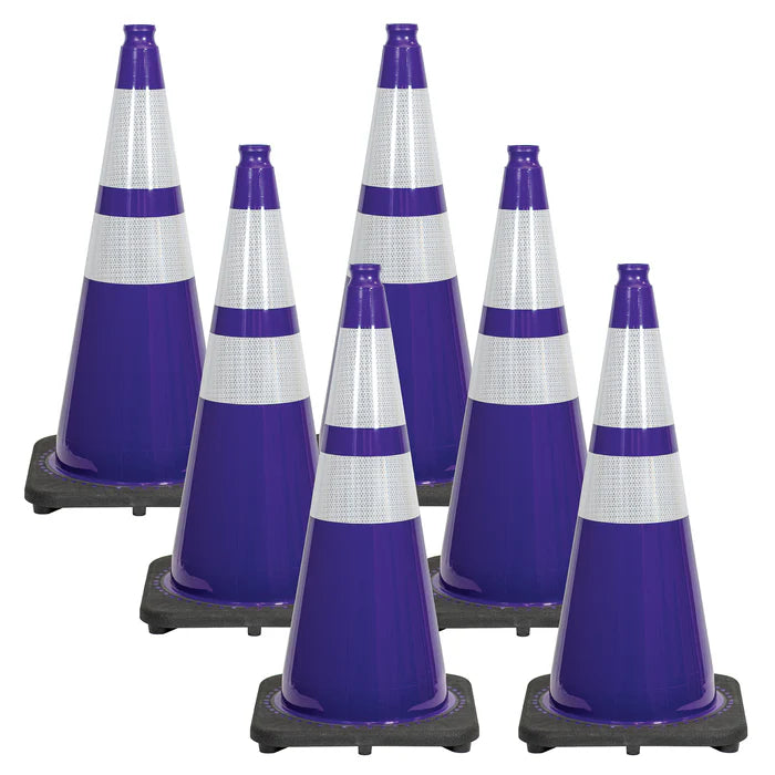 Reflective Traffic Cones 6 Pack