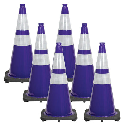 Reflective Traffic Cones 6 Pack