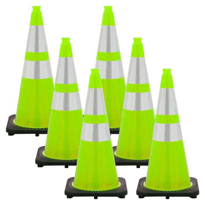 Reflective Traffic Cones 6 Pack